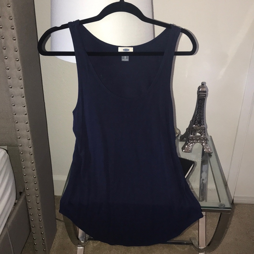 Navy blue tank top